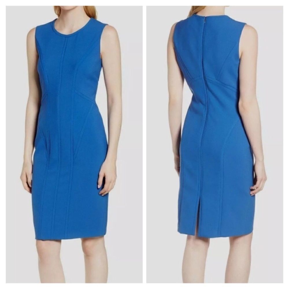 Hugo Boss Dajil Seamed Ponte Dress Size 6